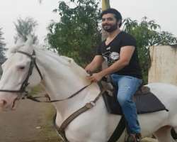 He enjoys horseriding, swimming and kickboxing in his free time.